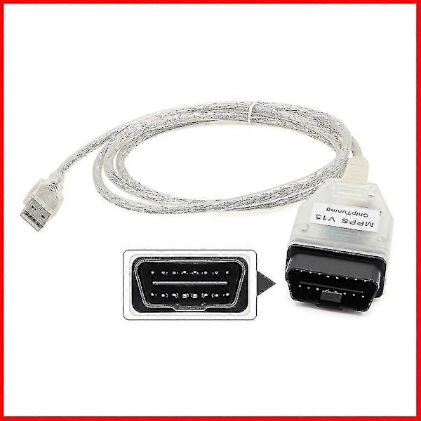 Obd2 Mpps V13.02 Ecu Chip Remap Tuning Flash Programmer Diagnostikkabel Usb