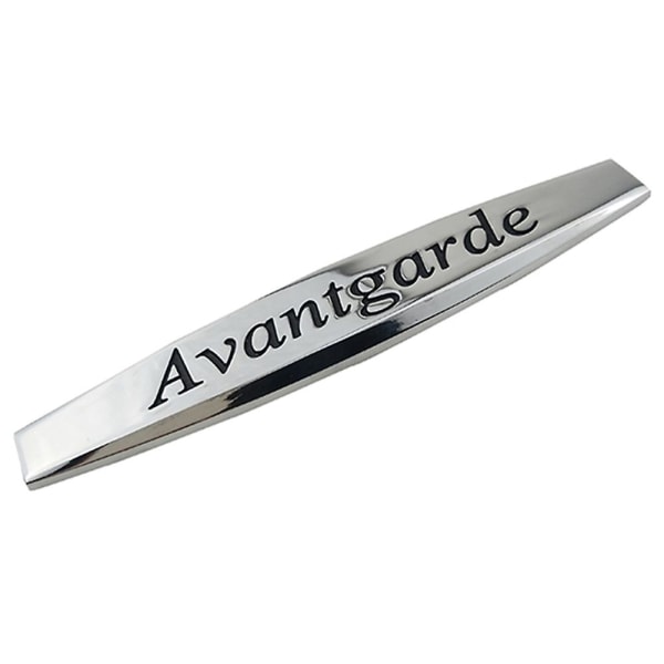 Metall Avantgarde Letters Bilskjerm-emblem-emblem Bakre støtfanger Trunk-klistremerke Dekor