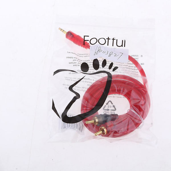 RCA-kabel 3,5 mm hane till 2-hane RCA-kabeldelare ljud RCA-hane kabel 1,5 m