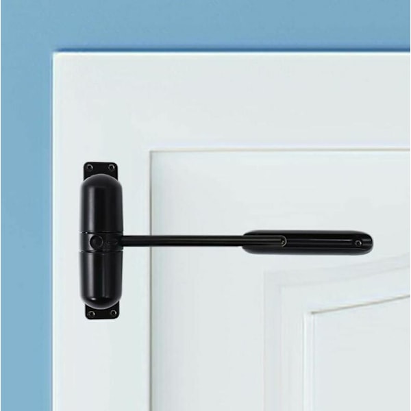 Automatisk dørlukker, sikkerhedsfjeder - nem installation, 9,8 2,5 cm