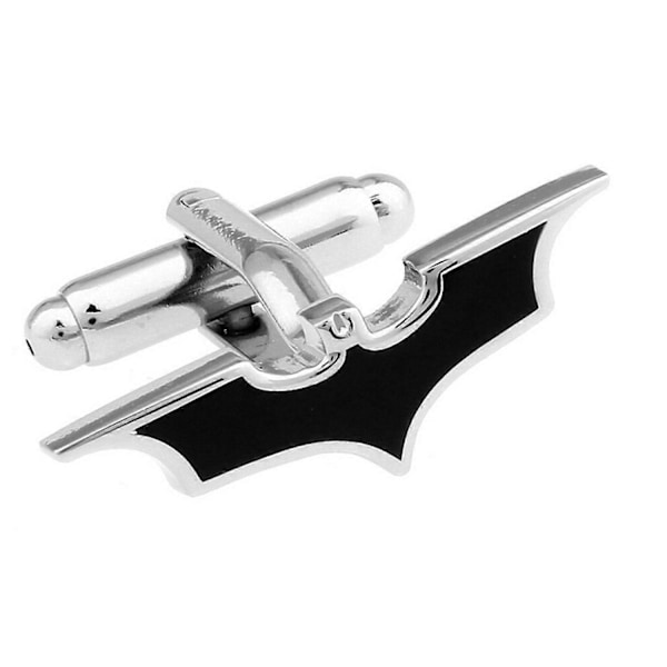 Sorte Batman Mark Metal Manchetknapper til Bryllupsdragt