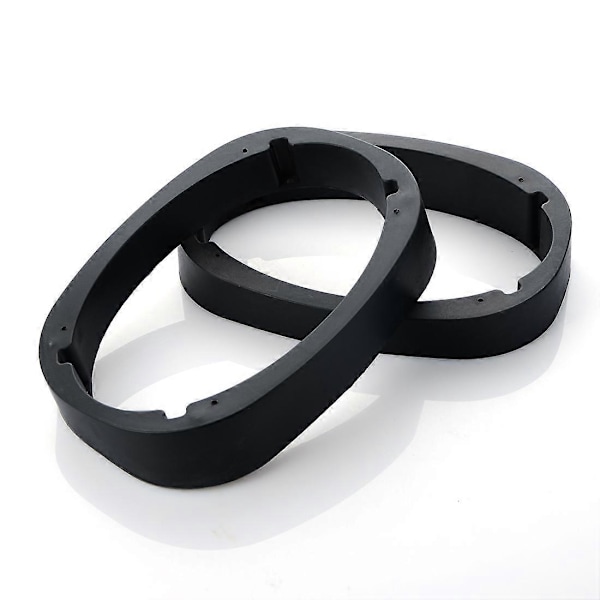 HIOU 2 stk. Universal 6 x 9 Tommer Skrå Bilhøjttaler Spacer Adapter Eftermontering Lydmåtte h`