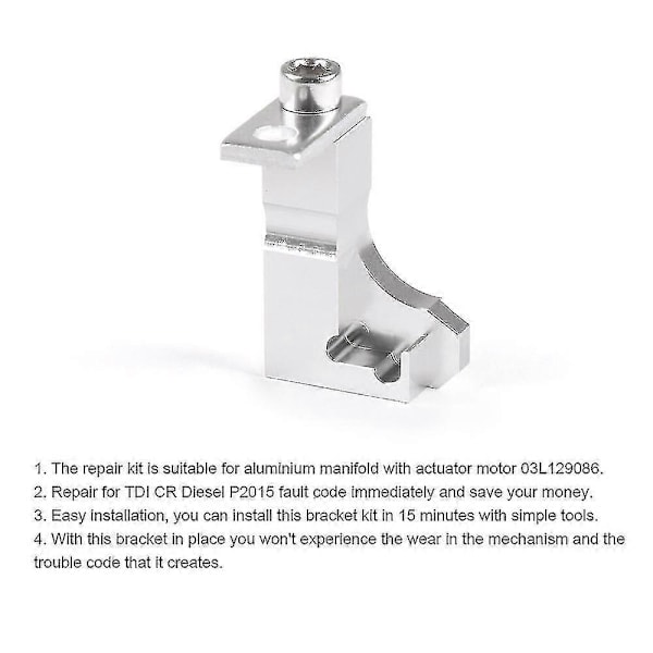 P2015 Reparationsfäste Kit Insugningsrör För 2.0 Tdi Insugningsrör 03l129711e -ys