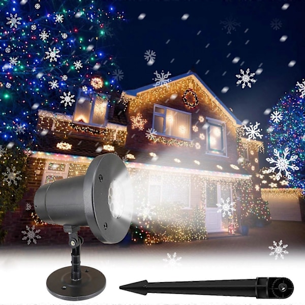 Christmas Snow Projection Light Led Snow Show Projector, Christmas Decoration