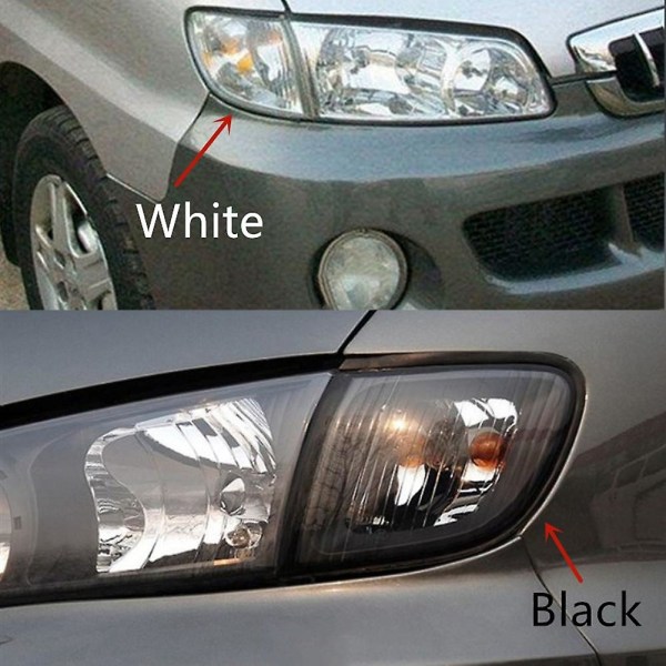 Par Front Hovedlys Lys Blinklys Indikatorlampe For H1 Starex 1995-2005 Hvit
