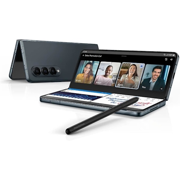 Fold 4 Pen Fold Edition Stylus S Pen Udskiftning til Samsung Galaxy Z Fold 4 5G Touch Screen Stylus Pen med Spidser/Nibs (Sort) Sort