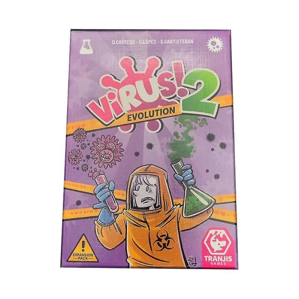 Den nya engelska versionen av viruset dansar Andra generationens Virus Evolution 2 Family Party Board Game Card