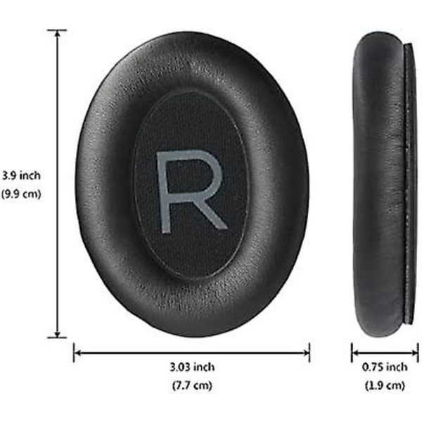 Premium Erstatningsøreputer Øreputer For Bose Quietcomfort Qc 45 35 35-ii, Erstatningsdekseldeler For Qc-45 Qc-35 Qc-35ii Hodetelefoner
