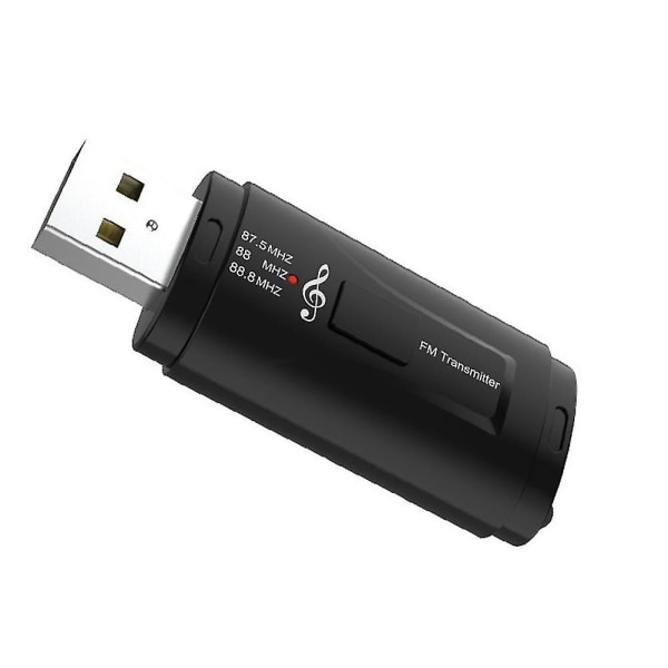 Kantava Fm-lähetin Auto Bluetooth 5.0 Vastaanotin Usb Fm Modulaattori 3.5mm Aux Audio Musiikkisoitin Ha