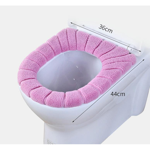 36*44cm Vaaleanpunainen WC-istuimen kansi, sopii kaikenlaisiin WC-renkaisiin, 1 kpl