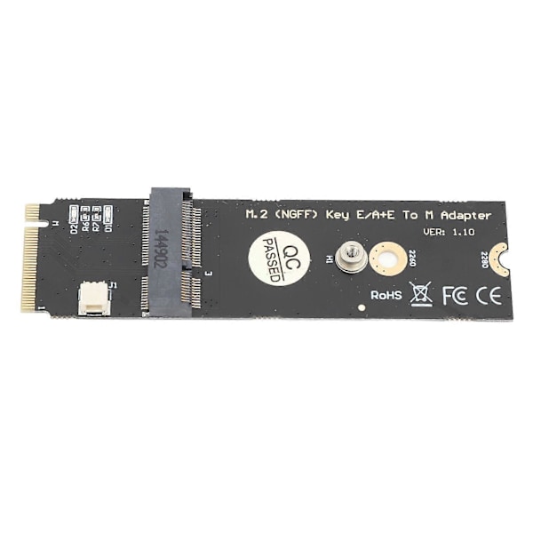 M.2 NGFF A E Key WiFi Bluetooth-kort till M.2 Key M SSD-adapter för Intel AX200 AX201 AX210 M.2 Key M Adapterkort