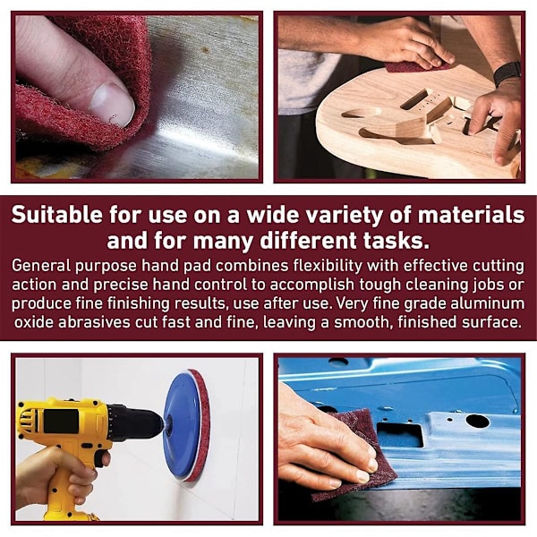 Skureputer 10cm X 6m -320 Grit - Skuring, Skrubbing, Sliping, Maling Grunn Prep Adhesjon Skrape