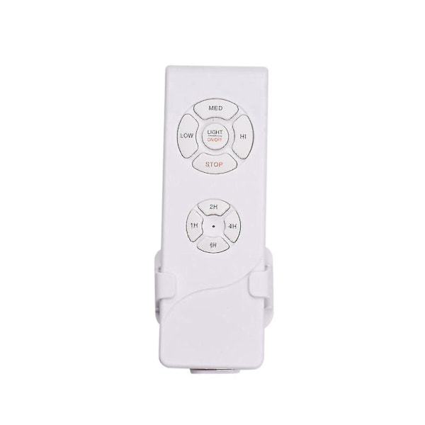 Remote Control Compatible Fan Lamp Light On/off Wind Speed Control 1/2/4h Timer -c