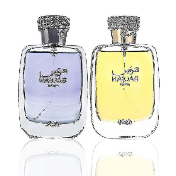 Hawas For Him Eau De Parfum 100 ml (3,4 Oz), pitkäkestoinen Pour Homme Spray, vesituoksu suunniteltu