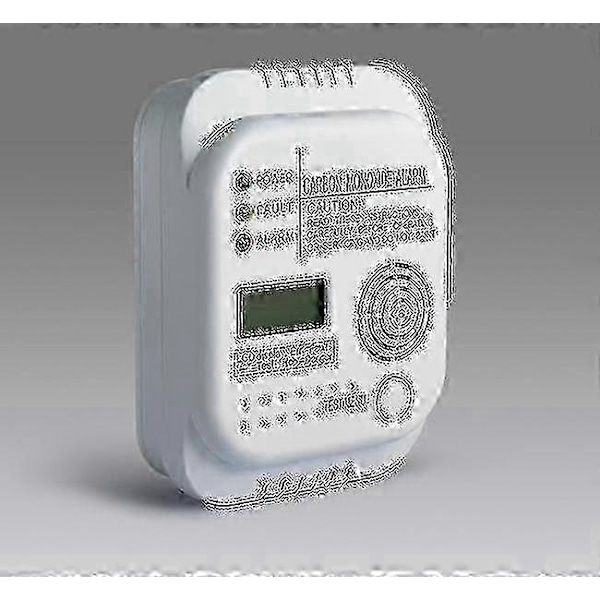 Kolmonoxiddetektor, Batteridriven, Gasdetektor Med Display Och Temperaturmätare - Excellentp