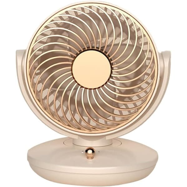 Ventilator. Elektrisk bordcirkulationsventilator. Tre-trins USB oscillerende hoved
