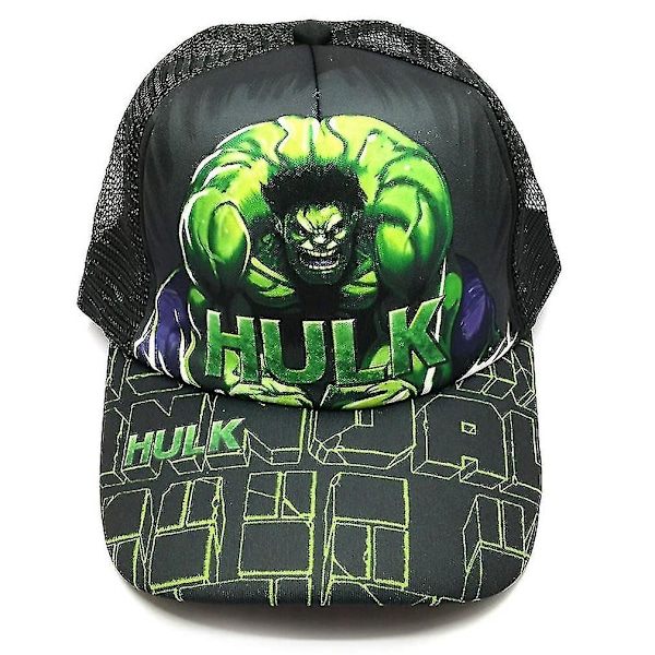 Man Baseball Cap Hulk Sports Cap Casual Bomulds Snapback Hat Solskærm Mesh Udendørs Flatbrimmed Mænd Hat Grøn