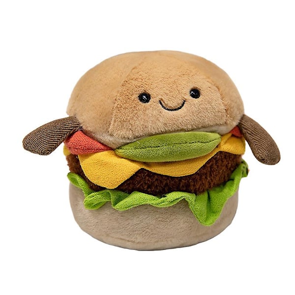 Burger-dukke Jellycat-dukke plysj leketøy søt dukke julegave