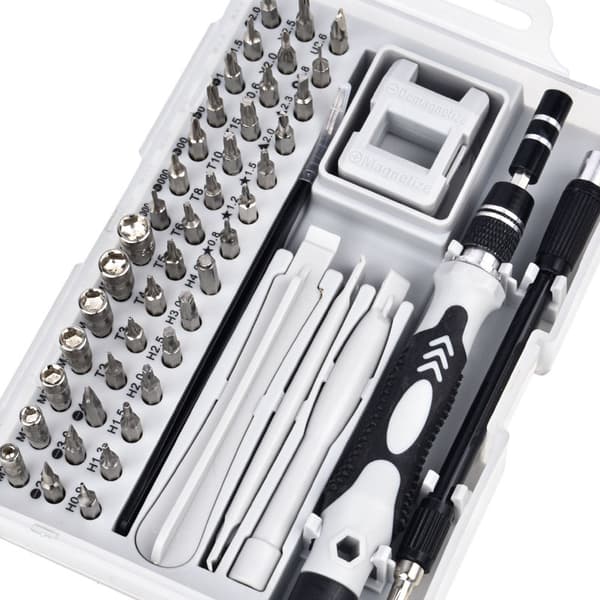 Multifunctional Electronic Screwdriver for Disassembling Watches, Phones Black+Grey