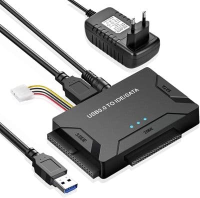 USB Disk Dur Adapter USB 3.0 til IDE SATA, 1m USB-kabel til 2.5\" 3.5\" IDE SATA HDD SSD