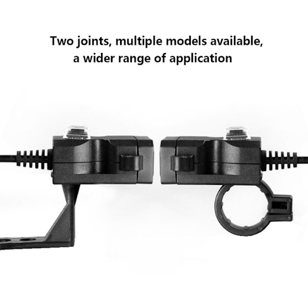 12V-80V Dobbel USB-port Vanntett Motorsykkel Motorsykkel Styre