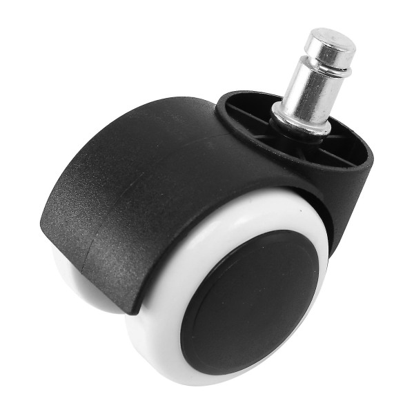 50 mm:n toimistotuolin rullapyörät - 5 kpl set - mustavalkoinen (haoyi)