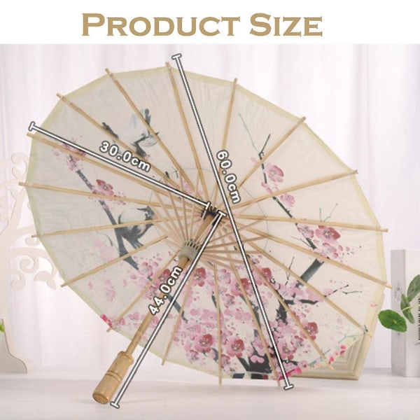 Bästa stenkonst kinesiskt sidentyg paraply klassisk stil dekorativ paraply  olja papper paraply cc50 | Fyndiq