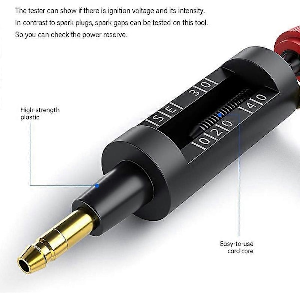 Tändstifts testare Justerbar Tändspole Testare Coil-On Plug Tändning Tändkrets Testare Bilar Diagnostiskt Testverktyg