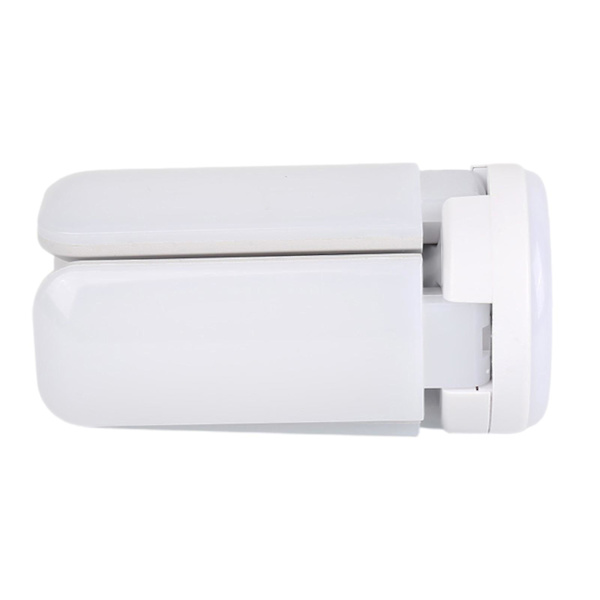 LED Garasjelys E27 Lyspære 48W Foldbar Viftebladlys Deformerbar Justerbar Taklampe For Stue Garasjelys 4stk