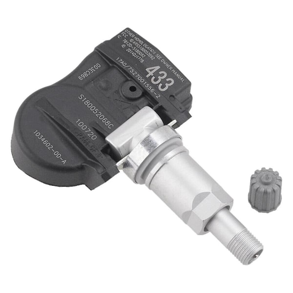 4 stk Bil TPMS Sensor Dekktrykksensor 107481200B for 3 2018-2020 S 2014-2020 X 2016 Dekktrykksovervåking