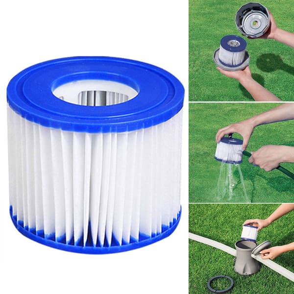 Oppustelig poolfilterpatron - til BESTWAY VI, 80*105mm, 2stk