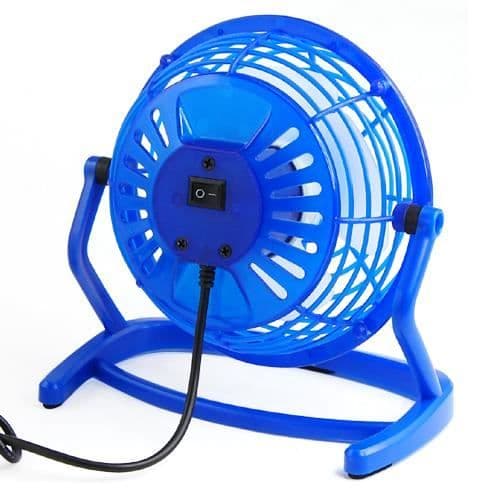 Minivifte Blå - USB - Stillegående - 20 dB
