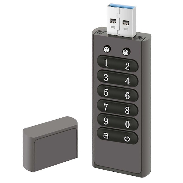 Turvallinen USB-muistitikku, Volkcam 32GB salattu USB-muistitikku laitteistopohjaisella salasanalla ja näppäimistöllä