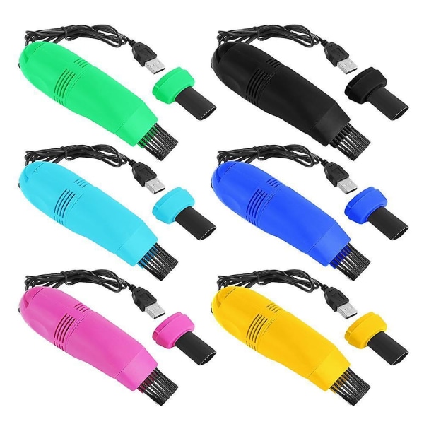 USB näppäimistö pölynimuri mikropuhdistin pölyharja muistikirja USB pölynimuri satunnainen väri