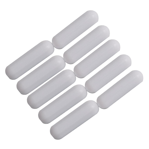10 stk. Magnetisk omrører Mixer Røre Pind Laboratorie Pind Røre Plade Magnet Røre Stang Magnetisk (7X25mm)