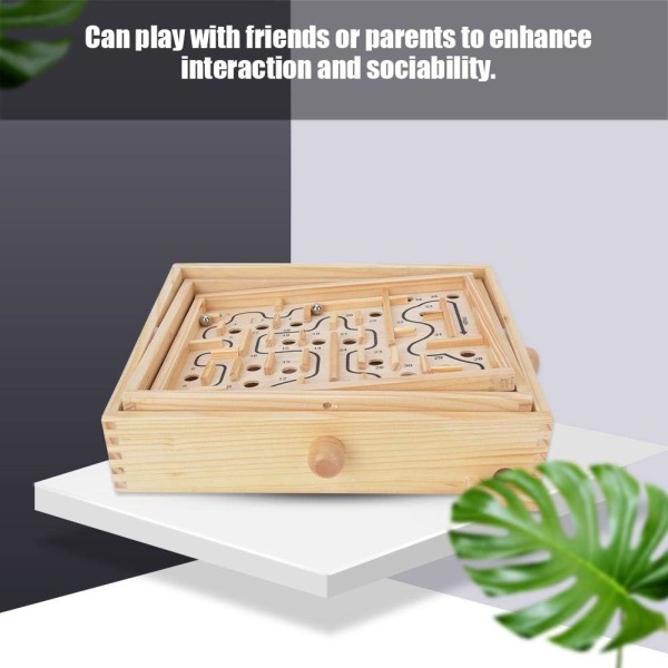 1-osainen puinen lasten, aikuisten interaktiivinen tasapainopallopeli