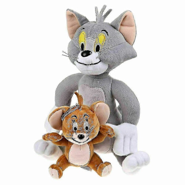 New Tom And Jerry Plush Doll Soft Cute Stuffed Cartoon Toy Anime Cat & Mouse