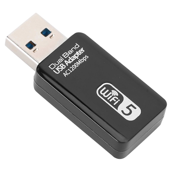 Dual Band USB Adapter WIFI5 AC1200Mbps 2.4GHz 5.8GHz Trådløst Netværkskort USB3.0 Interface