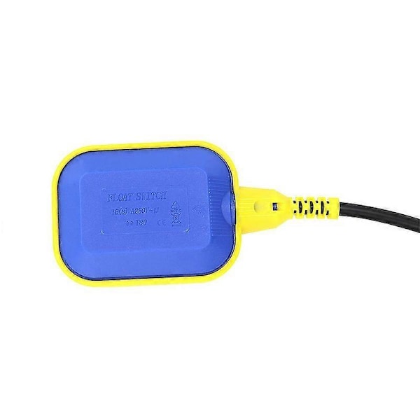 Flottørbryter for vannpumpe, 5m flottørbryter for senkbar pumpe 220V/16A, automatisk kontrollpumpe flottørbryter, for tank, dreneringskum Yalo