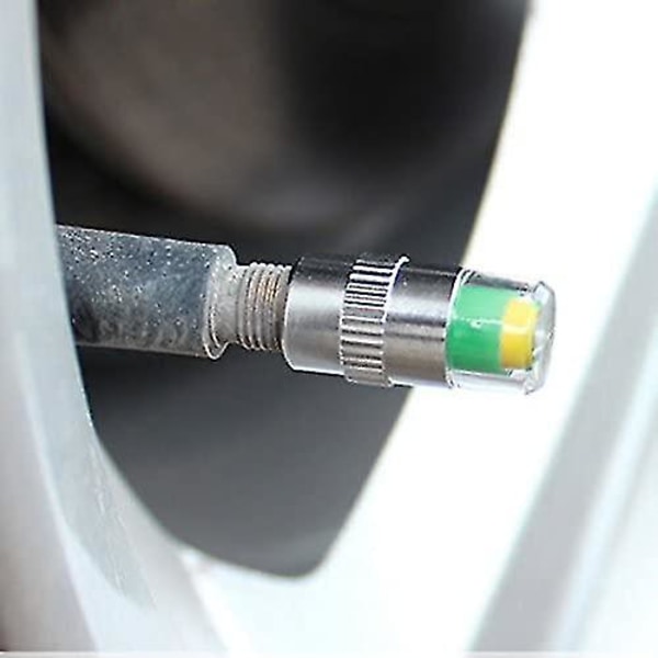 Auton auton rengaspainemittarin ilmaisinventtiilin cap(8 kpl, monivärinen)