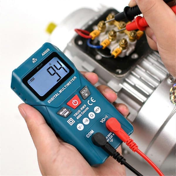Mini Digitalt Multimeter AC Spenning 600V Smart Multimetro Auto Range Meter NCV Ohm Test Profesjonell E