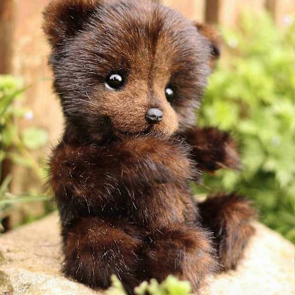 Håndlavet Alpaca Uld Plys Bamse - Fuldt Leddelt Og Super Blød, 50% Tilbud