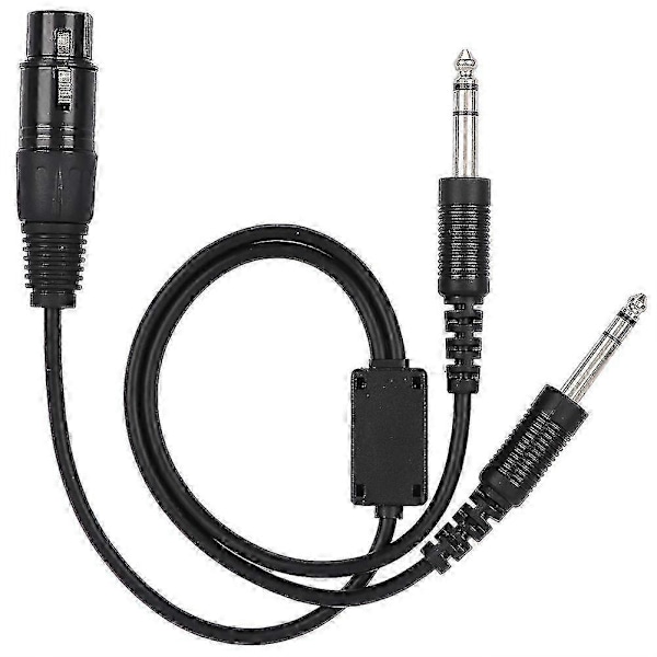 Airbus XLR til GA Dobbelt Stik Aviation Headset Adapter Kabel