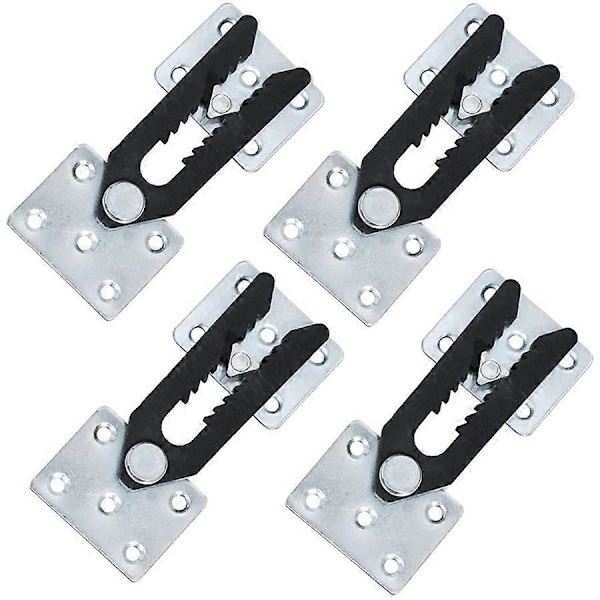 Sektionssoffakoppling, 4 st Metall Sofffog Snäpp Alligator Stil Sektionssoffakoppling