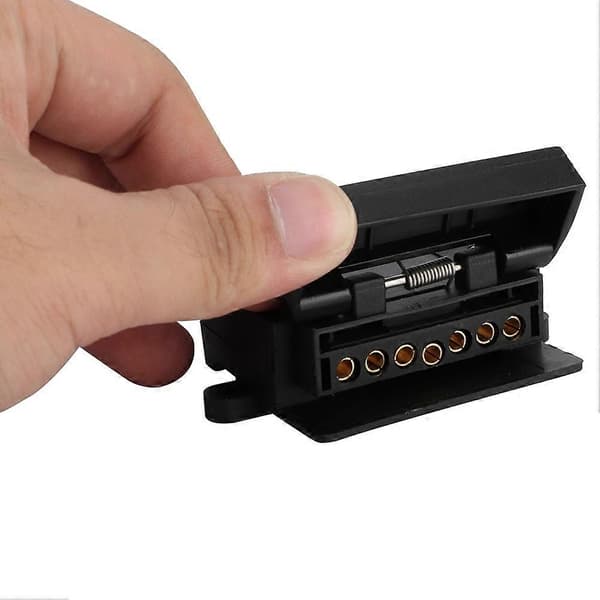 12 til 7 Pin ABS Standard Trailer Stik Truck Socket Ledningsnet Adapter