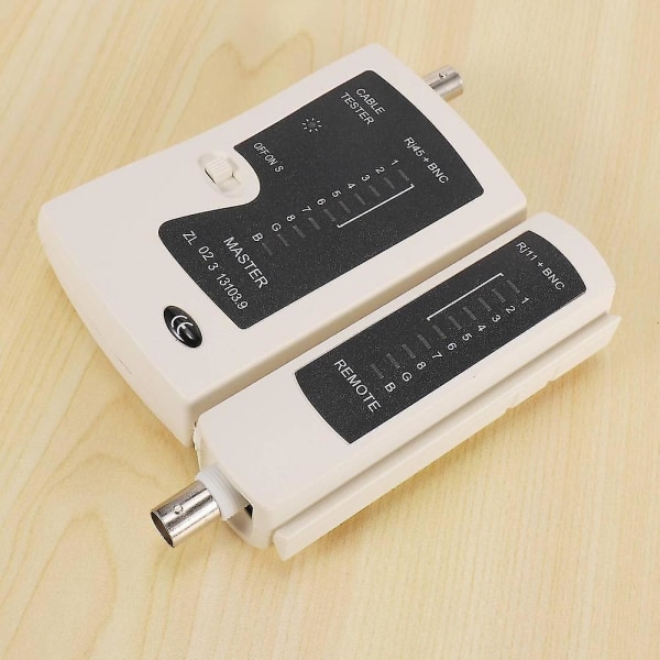 Nettverkskabel Ethernet Tester Lan Rj45 Bnc Testverktøy Koaksial Signal Lan Tester