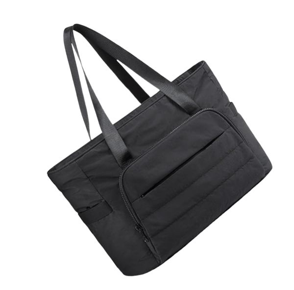 Rejsetaske til kvinder, weekendtaske, håndbagage, sort