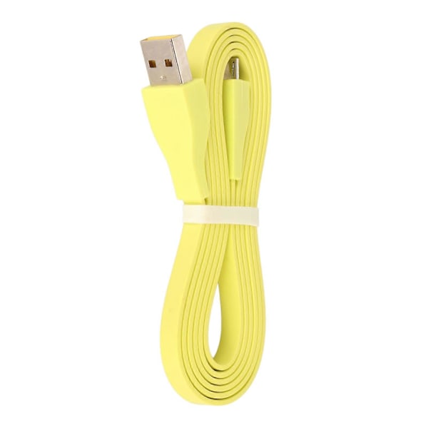 Ersättnings USB-laddningskabel Slitstark sladd för Logitech UE Wonderboom för UE Boom för Megaboom för Mega Boom 1,2m Fluorescerande Gul