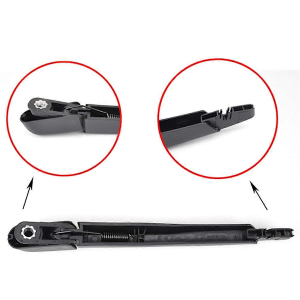 Kit Viskerarm og Bagrude Viskerblad, til Nissan Tiida C12 QASHQAI J10 J11 X-Trail T32 JUKE MK1 Snape Pathfinder R52
