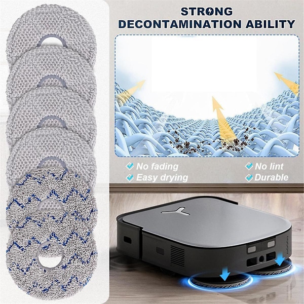 Reservedelersett for Deebot X2 / X2 Omni / X2 Pro / DEX86 robotstøvsuger
